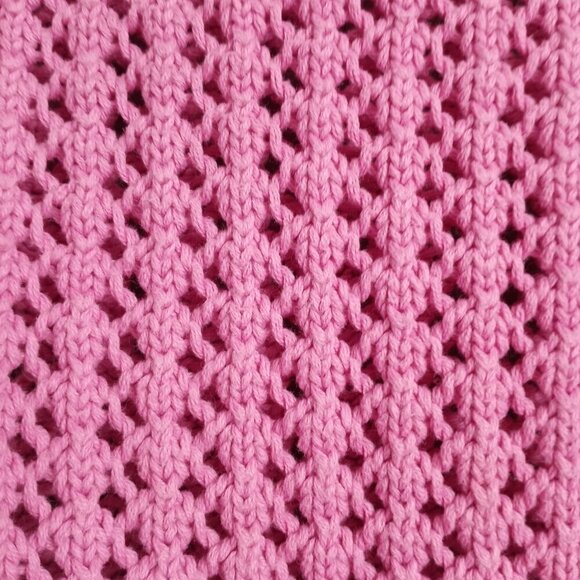 Pretty In Pink Pandemonium Cropped Girl's Sweater Size M (10-12) - Picture 7 of 10